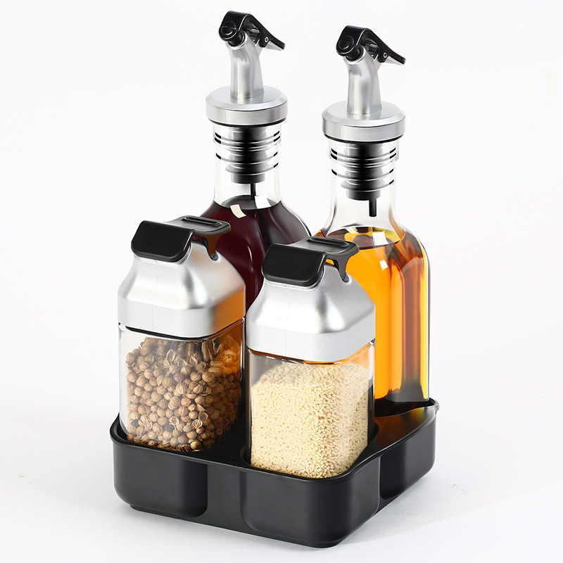 厨房用品油壶 玻璃创意固液调料盒 调料瓶套装