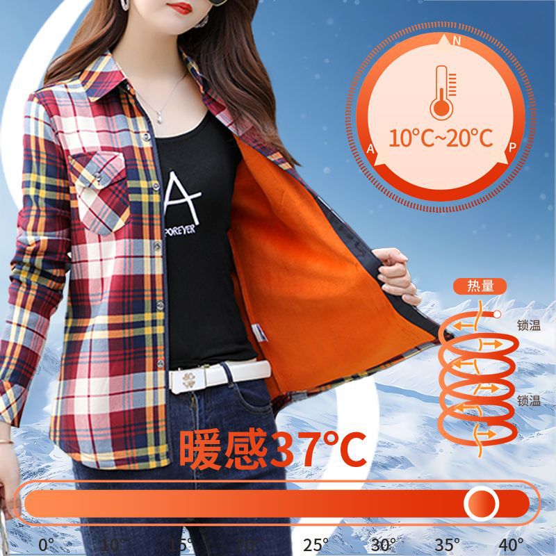 亞麻女長袖/衬衫纯棉灯芯绒/保暖衣/女生棉麻衣服/小香风外套细节图