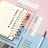 Factory wholesale Morandi color sticky notes, student solid color note-taking sticky notes, cute N times sticky notes details Picture