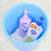 开学季塑料提水桶加厚家用储水桶学生宿舍洗衣桶洗脸盆大号洗澡桶