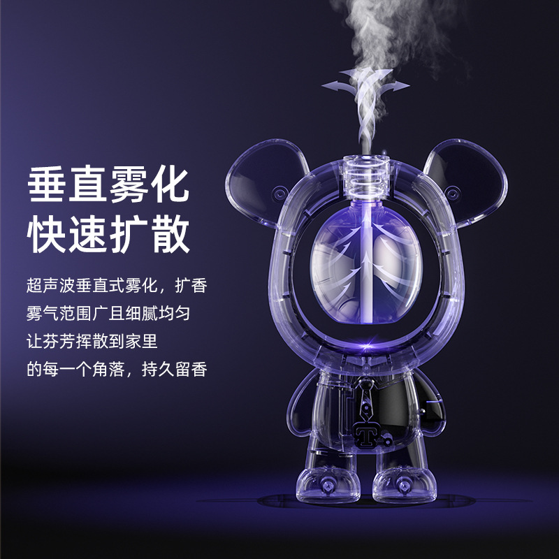 Smart Cartoon Bear Aroma Diffuser for home bathroom, Xiaofei 9.0 Aroma Diffuser, 55ml essential oil for aromatherapy Application Scenario