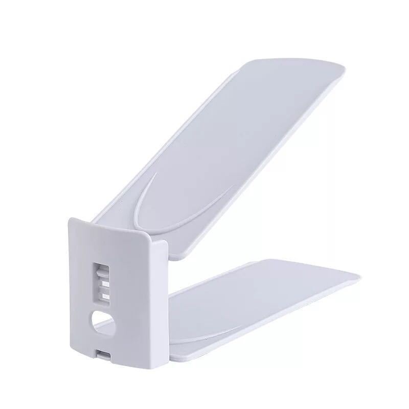 Three-Speed Adjustable Shoe Rack Double-Layer Shoe Rack Dormitory Slippers Household Shoe Cabinet Shoe Storage Rack Item Picture