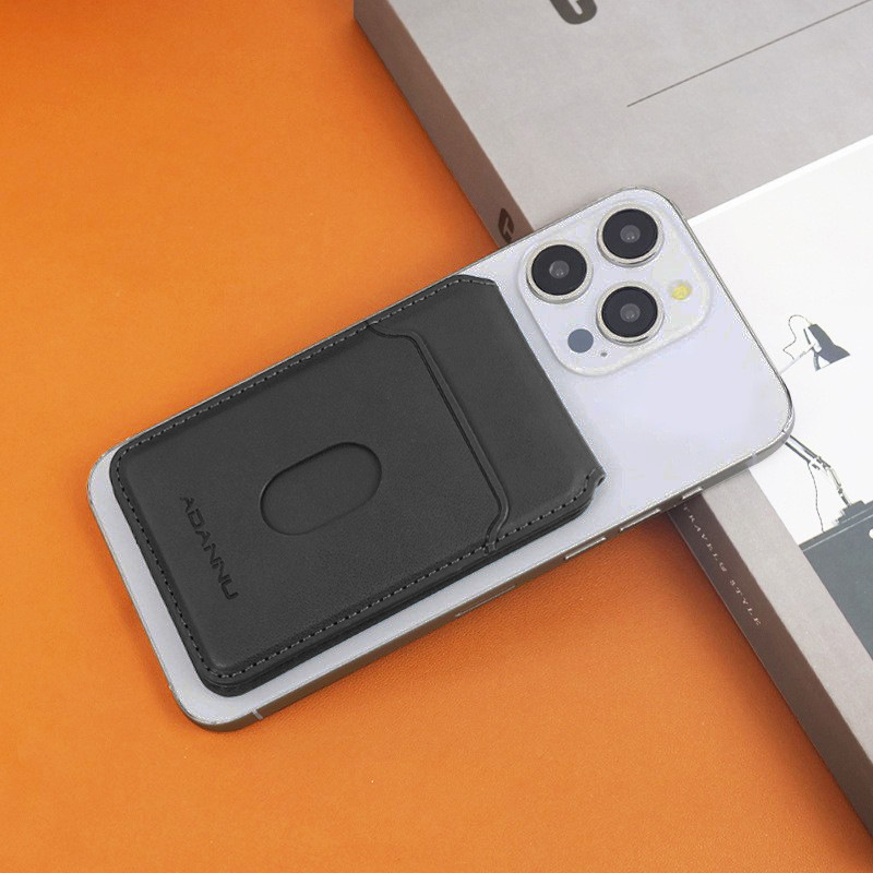 Compatible With Iphone 12/13/14/15/16 Magnetic Card Packs. Apple Phone Pu Magsafe Card Packs In Stock details Picture
