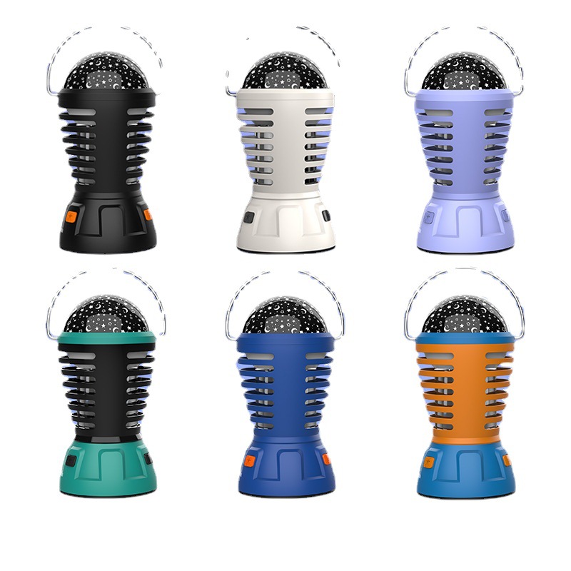 New outdoor camping lamp, starry sky projection ambient light, portable night light, charging usb lighting, mosquito repellent lamp Item Picture