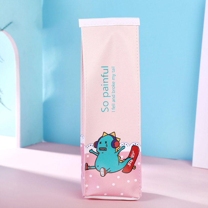 Cute cartoon stationery boxes, large-capacity pen cases wholesale, creative multi-functional pencil cases, new student supplies storage Specification image