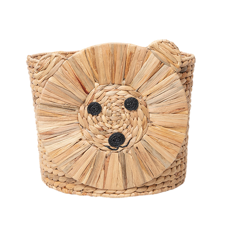 Hand-woven storage baskets, dirty clothes baskets, dirty clothes hampers, straw woven storage baskets, sundries storage frames, snack storage baskets Item Picture