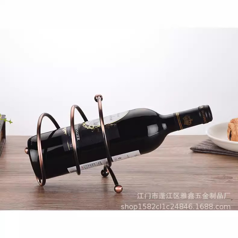 Wine Rack Indoor Dining Room Table Wine Cabinet Decoration Home Crafts Display Creative Living Room Modern Simple Rack Specification drawing