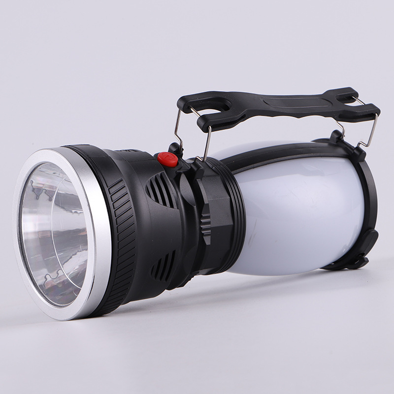 Solar camping light Mining light LED lantern light Portable solar rechargeable battery L flashlight camping light
