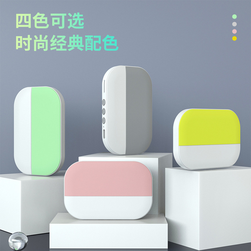 Cross-Border New Private Model Bone Conduction Bluetooth Speaker Creative Gift Card Small Speaker White Noise Sleep Instrument Speaker details Picture