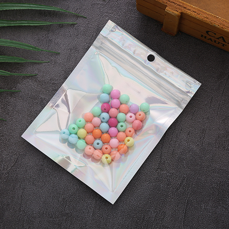 Translucent Laser Bag Magic Jewelry Bag Color Composite Ziplock Bag Aluminum Foil Phone Case Necklace Earrings Bag Application Scenario