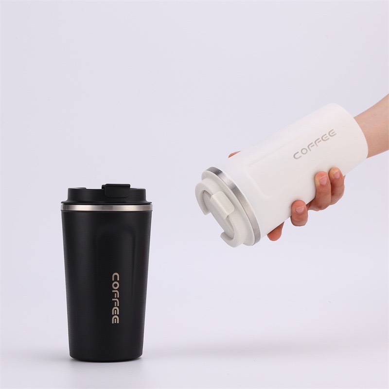 Wholesale of cross-border foreign trade second-generation coffee cups, stainless steel smart temperature display car insulated cups, office gifts, coffee cups details Picture