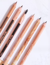 Double machete eyebrow pencil eyebrow brush
