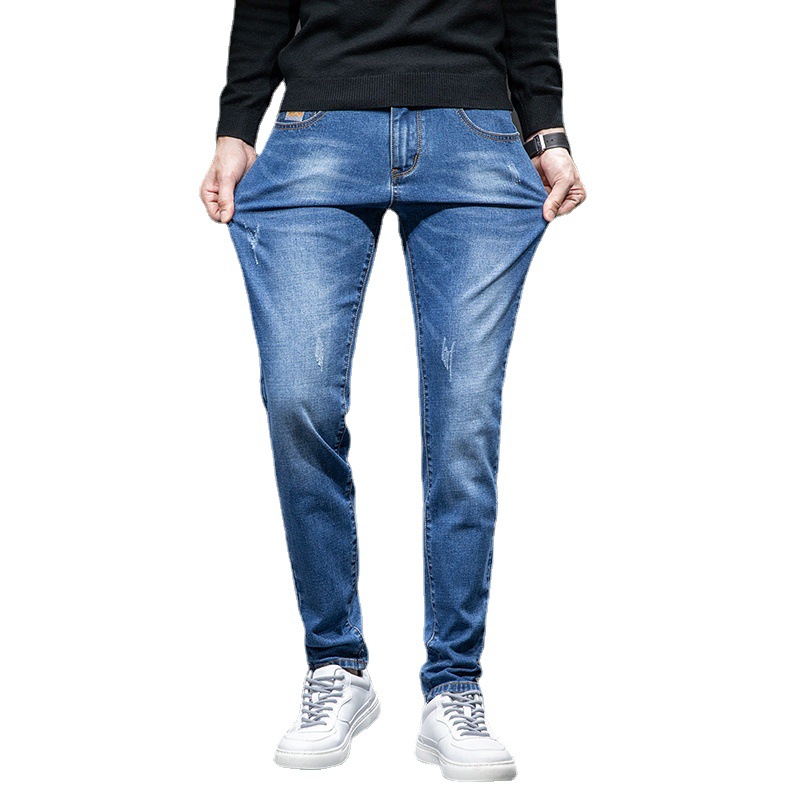 بنطلون الجينز المرن، للرجال Item Picture