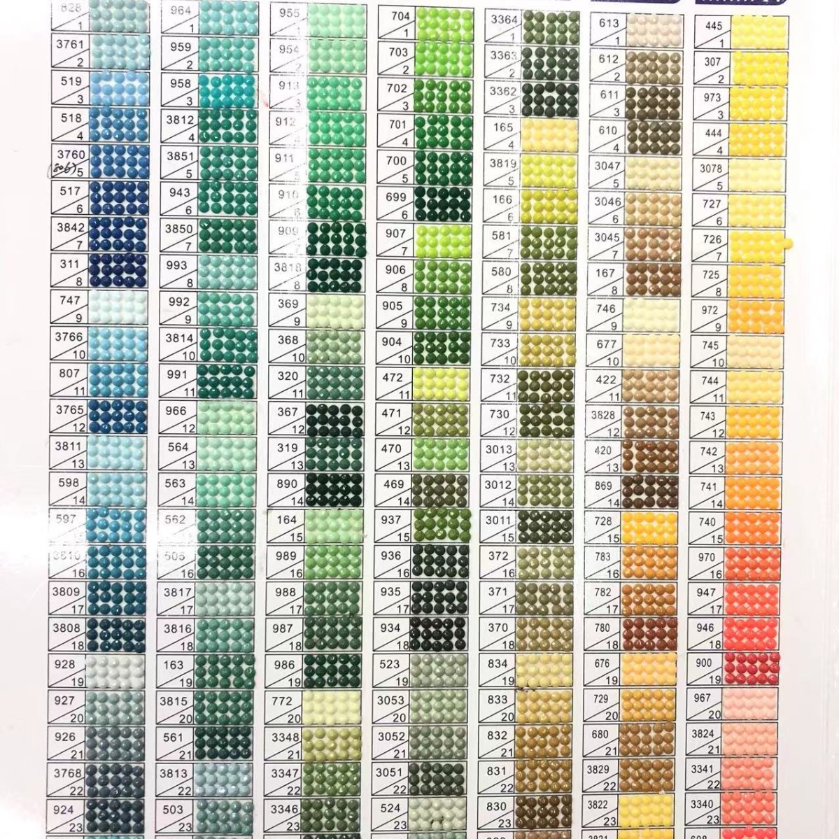 亚克力钻石画专用钻尖钻2.8毫米实色钻圆钻 方钻 亮钻 推荐人气产品图
