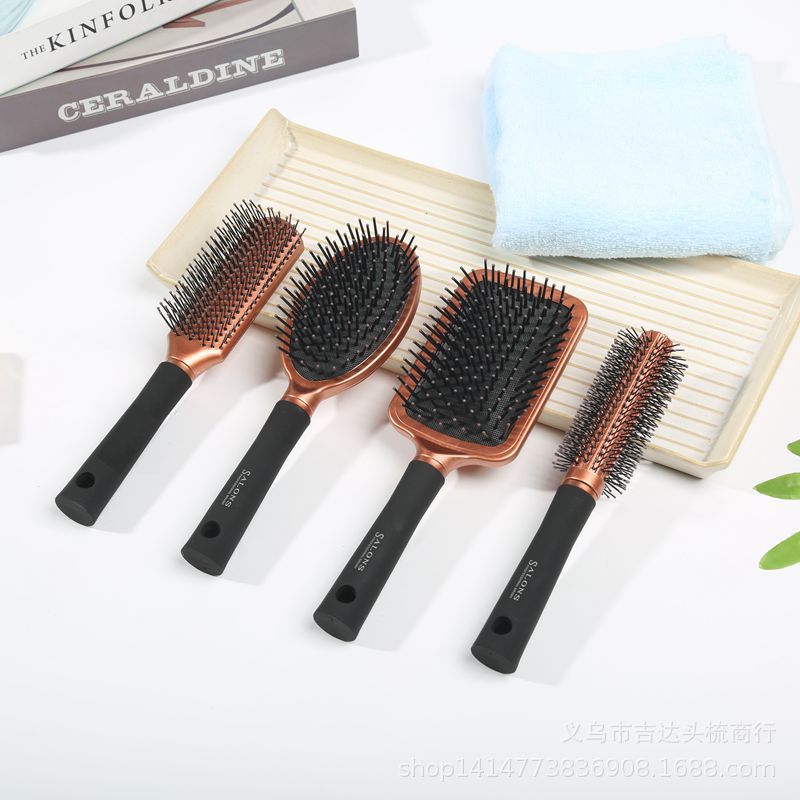 Air Bag Curly Hair Comb Inner Buckle Cylinder Roll Comb Blow Hair Styling Curl Comb Salon Home Air Cushion Female Short Hair Long Hair