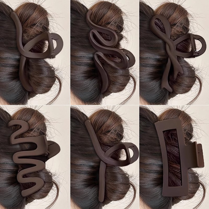 Large-sized hair clip for women, 2025 new high-end style hair clip, back of the head, shark clip headwear
