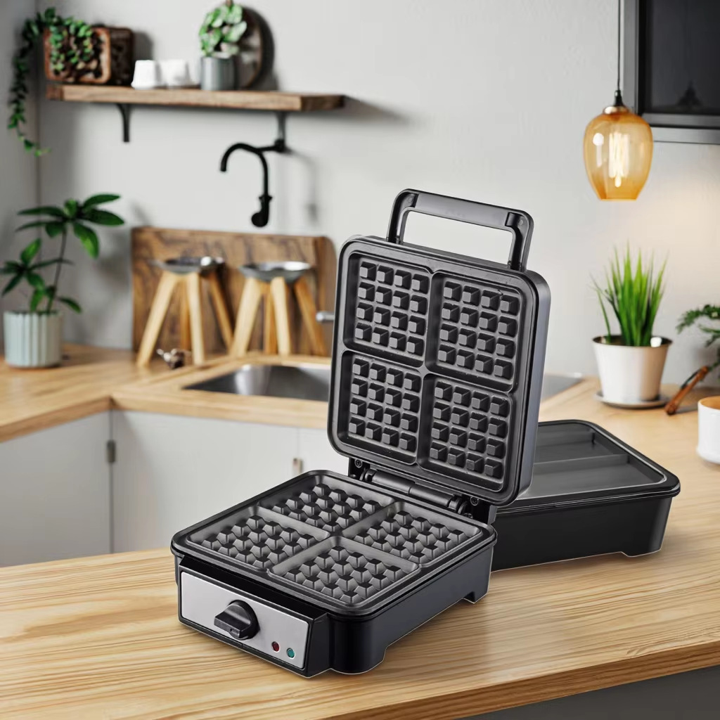 European cross-border sandwich machine, household multi-functional pressure toaster, waffle machine, non-stick coating light food breakfast machine