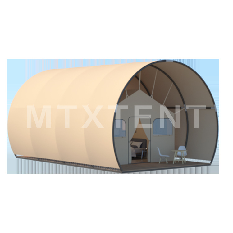 Light luxury homestay, arched nomadic tent, outdoor luxury camping tent, tourism and vacation feature, large hotel tent Item Picture