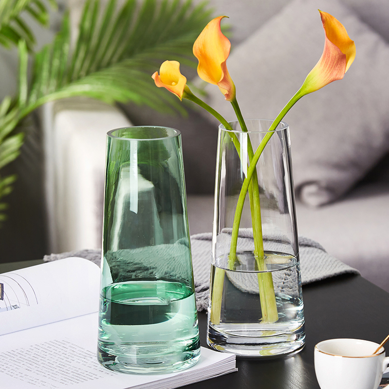 轻奢简约玻璃花瓶透明创意水培植物鲜花网红花瓶北欧客厅插花摆件1详情图3