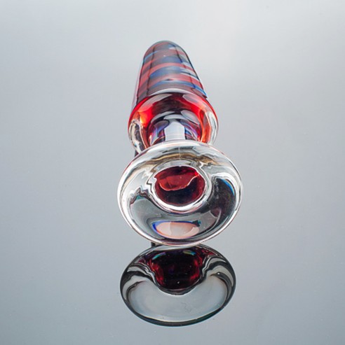 Adult products, women's crystal glass anal plugs, sex toys, simulated masturbation devices full figure