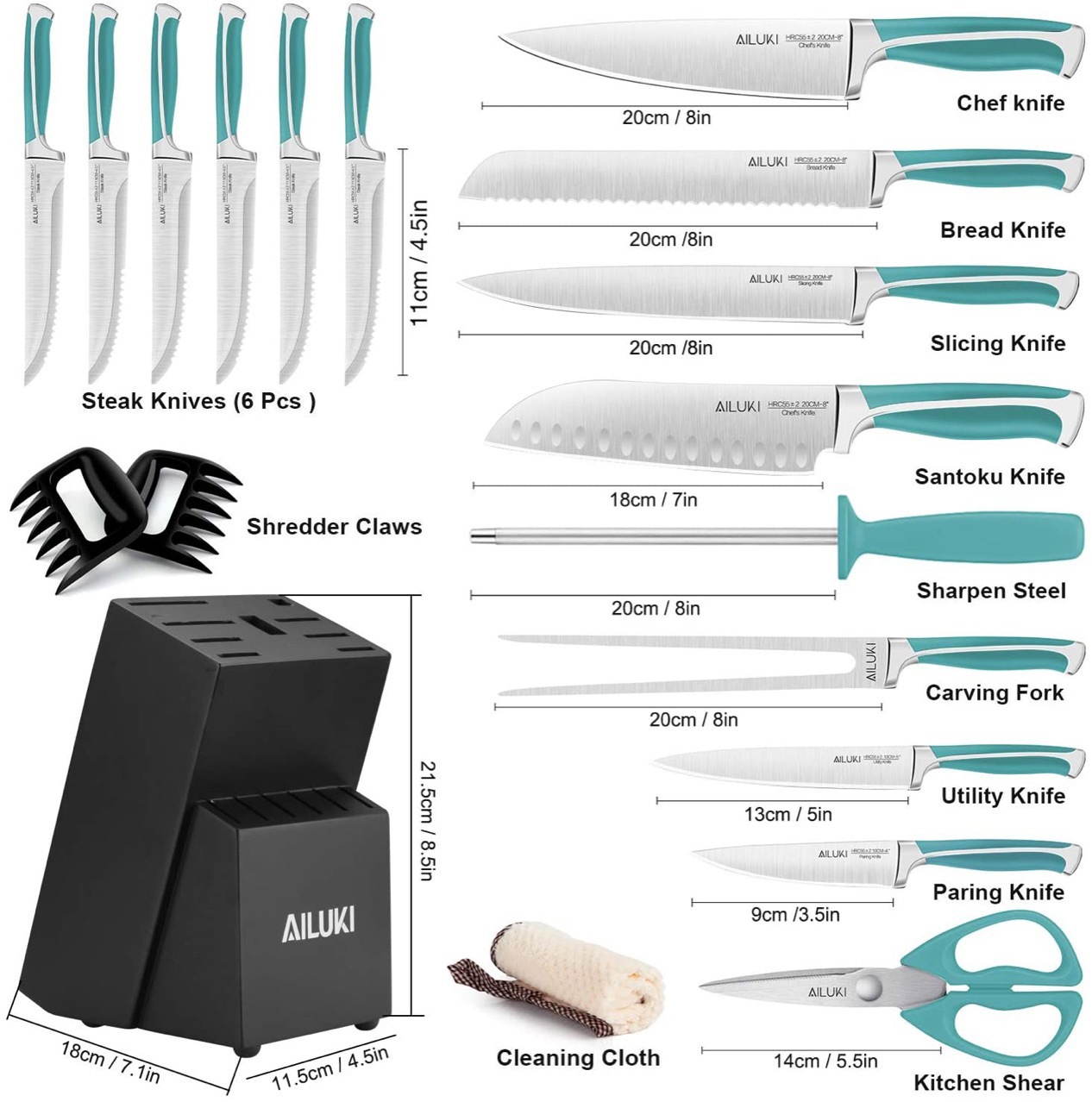 Stainless steel tool set details Picture