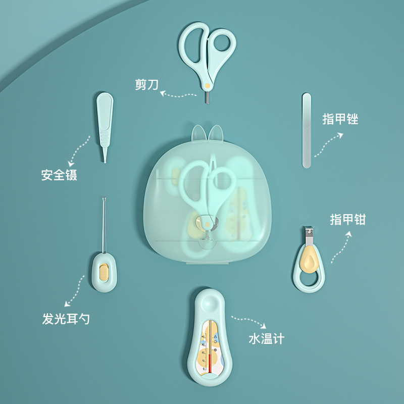 婴儿指甲剪/发光耳勺水温/宝宝护理工具/指甲钳产品图