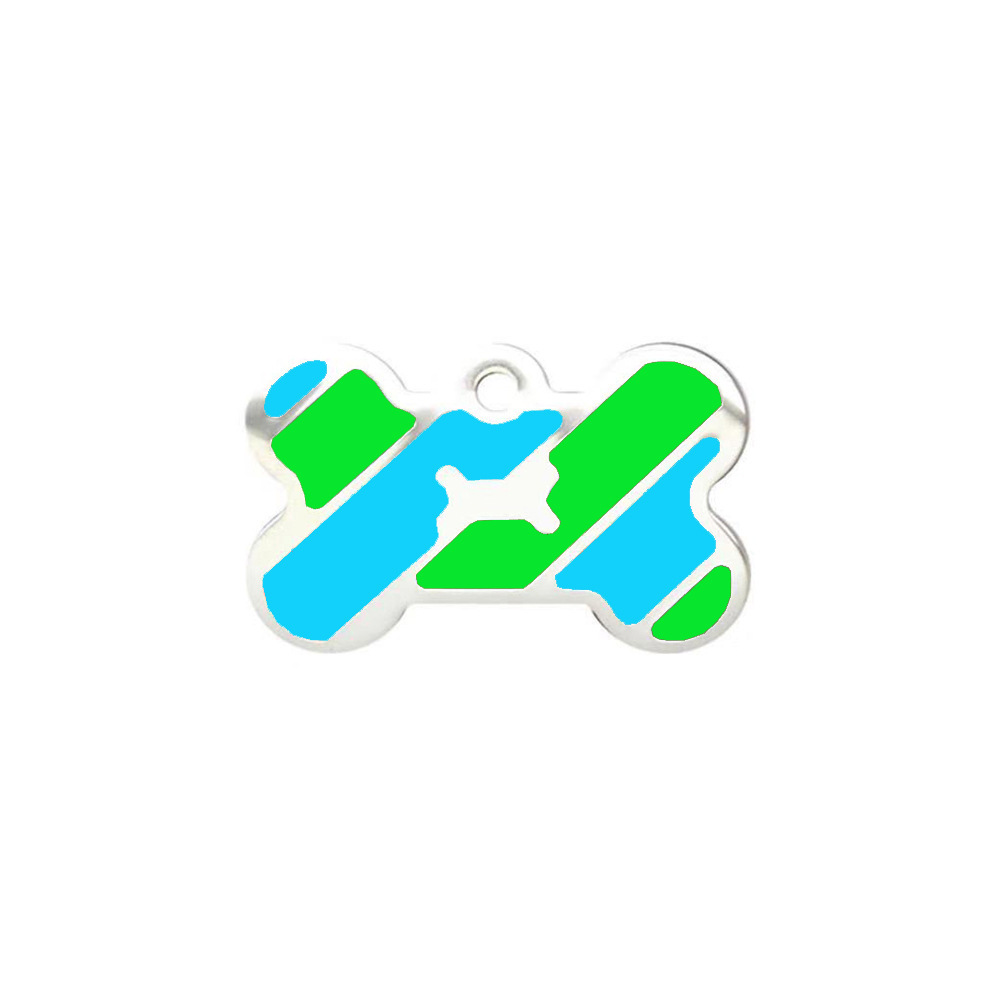 New bone identity tag pet accessory, dog collar accessory, pendant, anti-loss, engraved pet nameplate Application Scenario
