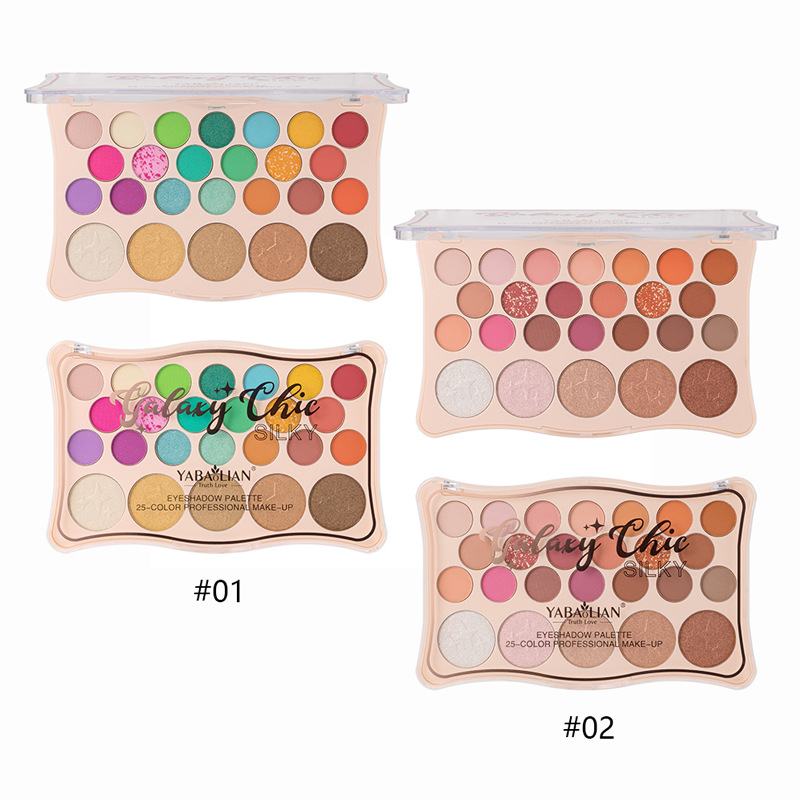 New Makeup 25 Color Eyeshadow Plate Pearl Non-Smudding Waterproof And Sweat Proof Eyeshadow Students Cross-Border Eyeshadow Wholesale Item Picture