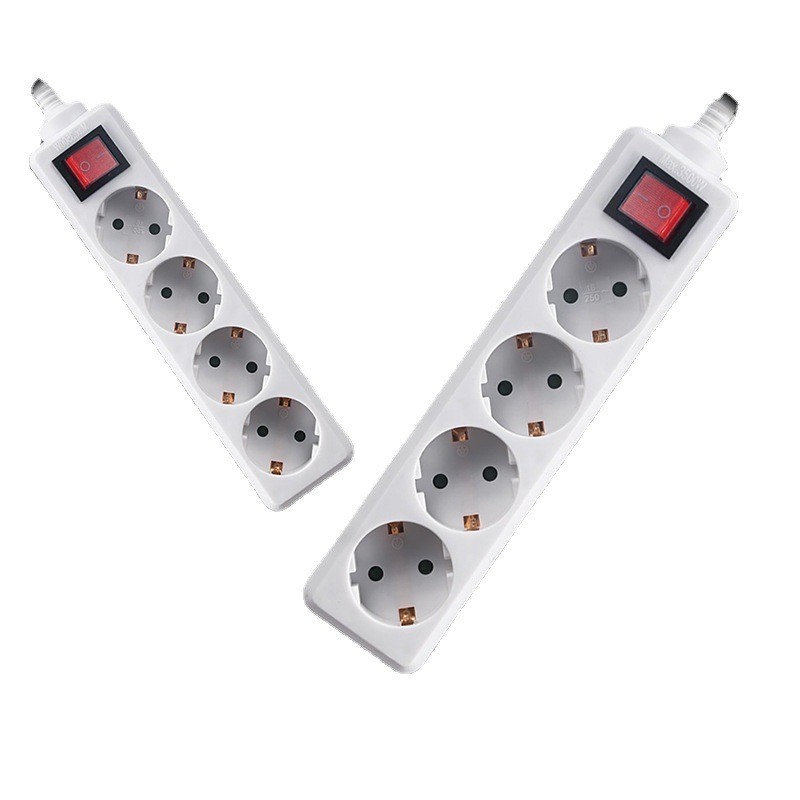 European standard power strips, European power strips, German power strips, Korean, German standard sockets Item Picture