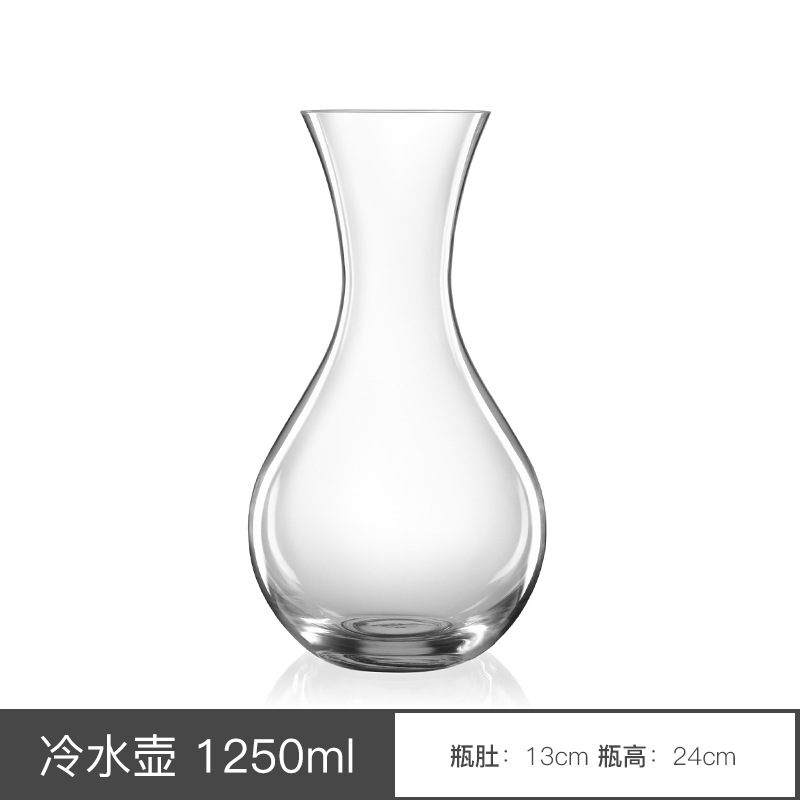 Liquor Dispenser Red Wine Decanter With Handle 捷克进口水晶玻璃酒樽 详情图5