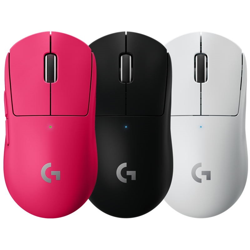 Logitech Gpro Wireless Wireless Mouse Gpwx Two-Generation Dual Mode Red Pink Computer Gaming