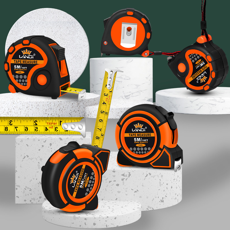 Wear-resistant thickened steel tape measure, stainless steel 5-meter metric box measure, self-locking premium box measure 5m3m 7.5m Specification image