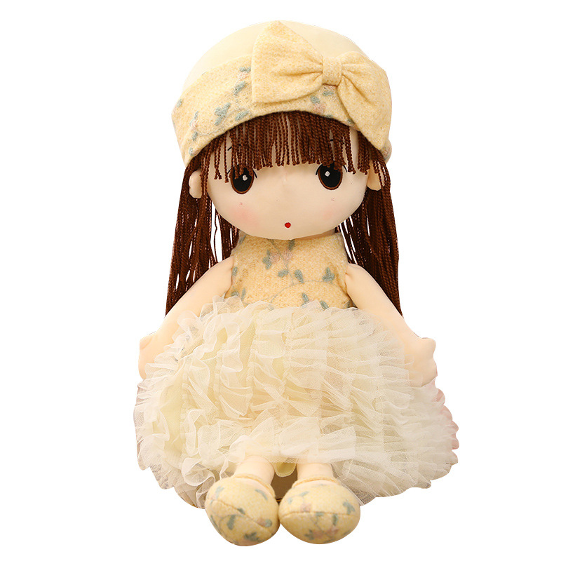 Lace dress, knitted embroidered fabric, birthday gift for a little girl, big doll, plush toy, sweetheart Feier Specification image