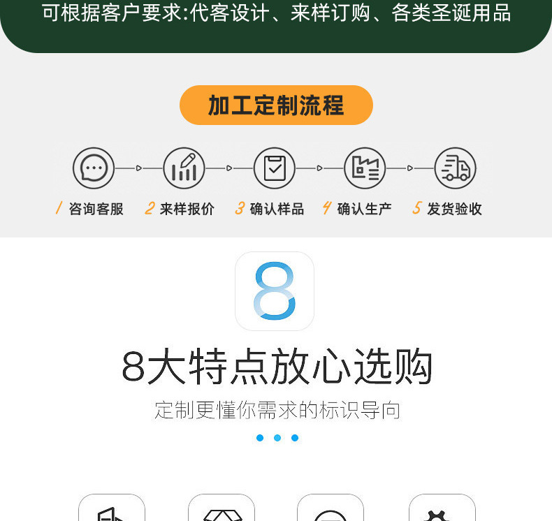圣诞节喷白植绒圣诞树PVC仿真落雪圣诞树造雪松树商场橱窗装饰树详情5