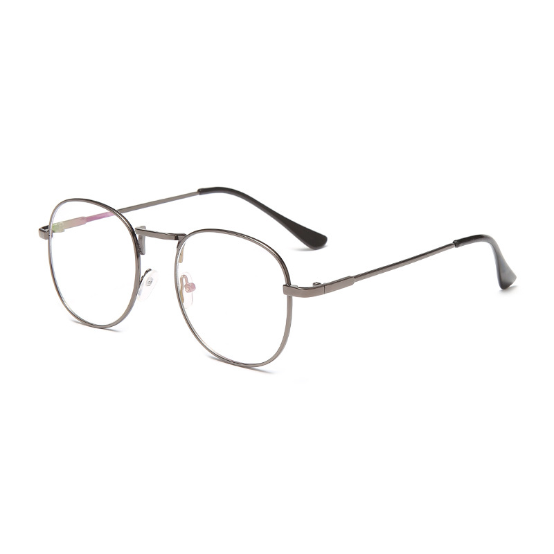 新款复古金属平光眼镜男女光学镜复古潮流眼镜架可配近视详情图5