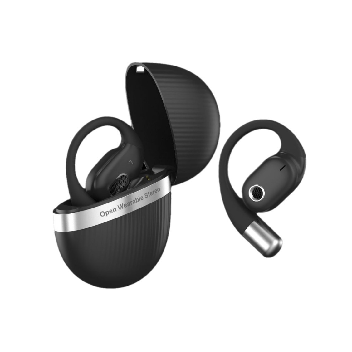 蓝牙耳机/降噪蓝牙耳机/头戴式耳机/翻译/挂耳无线耳机白底实物图