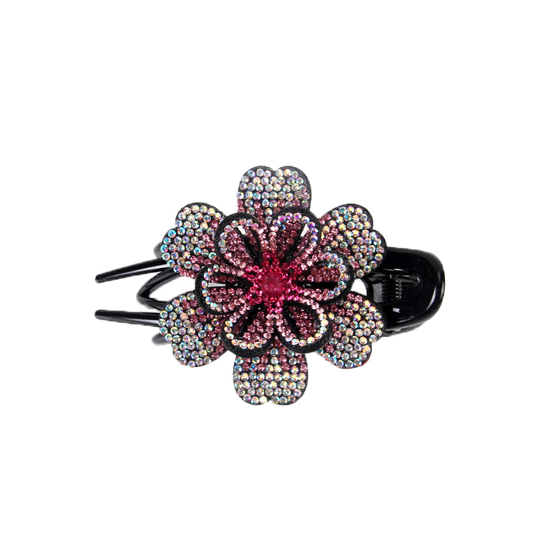 South Korea's New Full Drill Clip Hair Accessories Network Red Hair Card Elegant Temperament Ball Hair Clip Back Head Clip Item Picture