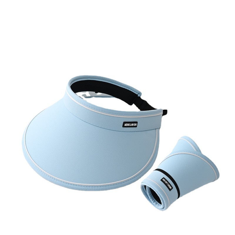 Sunblock Empty Top Hat Women's Summer Running Uv-Proof Collapsible Full Top Hat Shade Empty Hat Item Picture