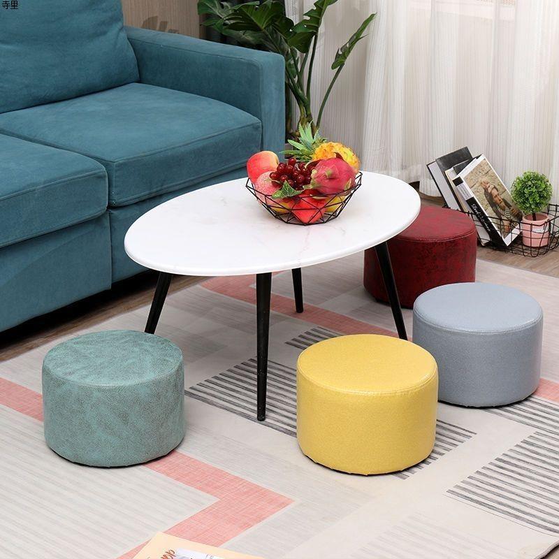 小凳子家用办公室脚垫创意飘窗坐垫客厅简约矮凳日式可移动小板凳