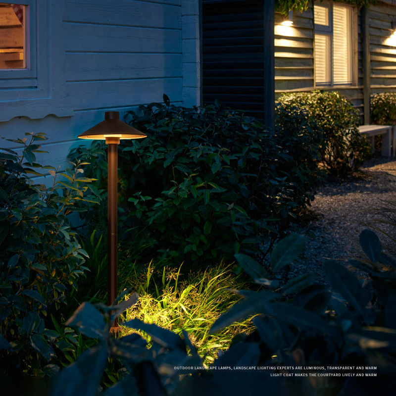 户外防水蘑菇草坪灯花园创意伞形灯过道引路灯装饰庭院景观插地灯详情图2