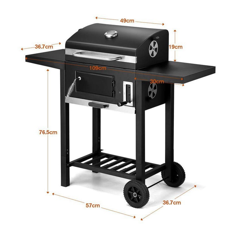 bbq grill for home outdoor patio can be raised and lowered with barbecue grill Item Picture