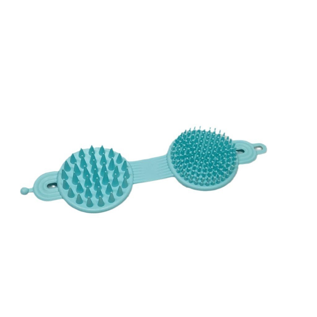 Baby Bath Brush Foldable Soft Shampoo Brush Double-Sided Massage Bath Brush E-Commerce Live Supply Rs-300213 Specification drawing