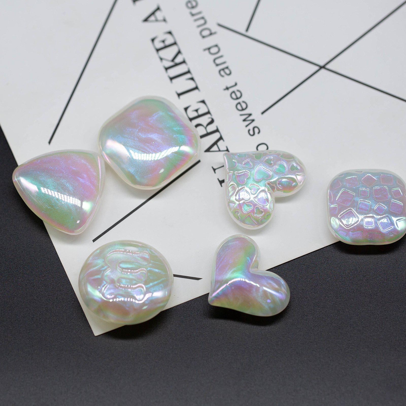 Heidi Mermaid Hime Partial Hole Series White Star Hair Accessories Diy Accessories Head Rope Accessories Manufacturers Wholesale