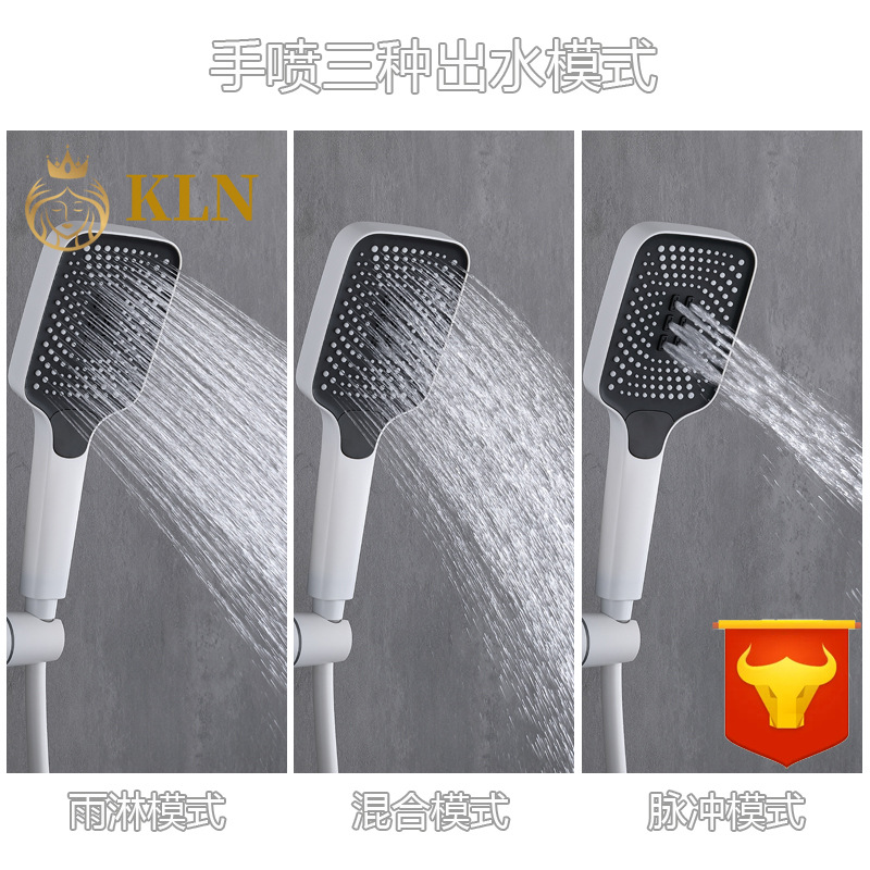 Digital Display Constant Temperature Shower Shower Set Fine Copper Mixed Water Valve Shower Wholesale Set Gold Baisheng Bathroom 039/022 Application Scenario
