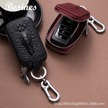 男女式高档新款真皮车用钥匙包外贸双层通用汽车钥匙包锁匙包