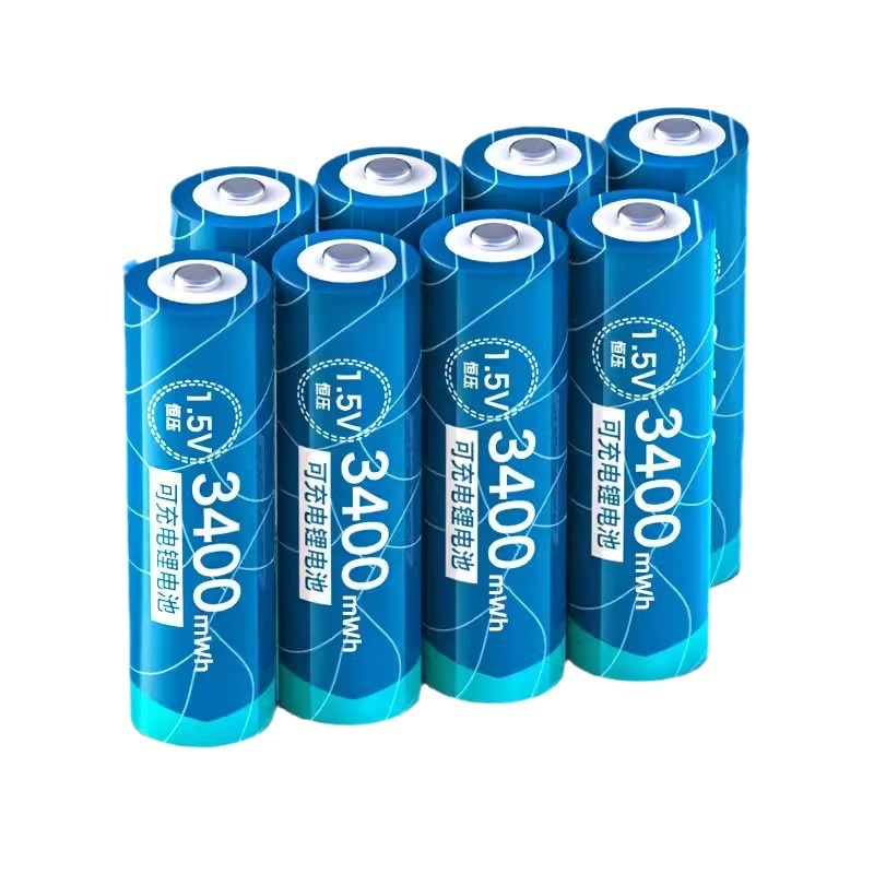 Delipu No.5 lithium battery 3400mwh fingerprint lock electric toy battery No. 7 1.5V constant voltage rechargeable battery Item Picture