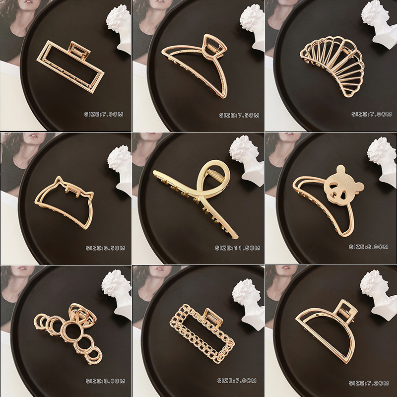 Pearl Hair Clip Back Head Grab Clip Large Shark Clip Hair Accessories Women Net Red New Hair Accessories Grab Hair Card Wholesale Application Scenario