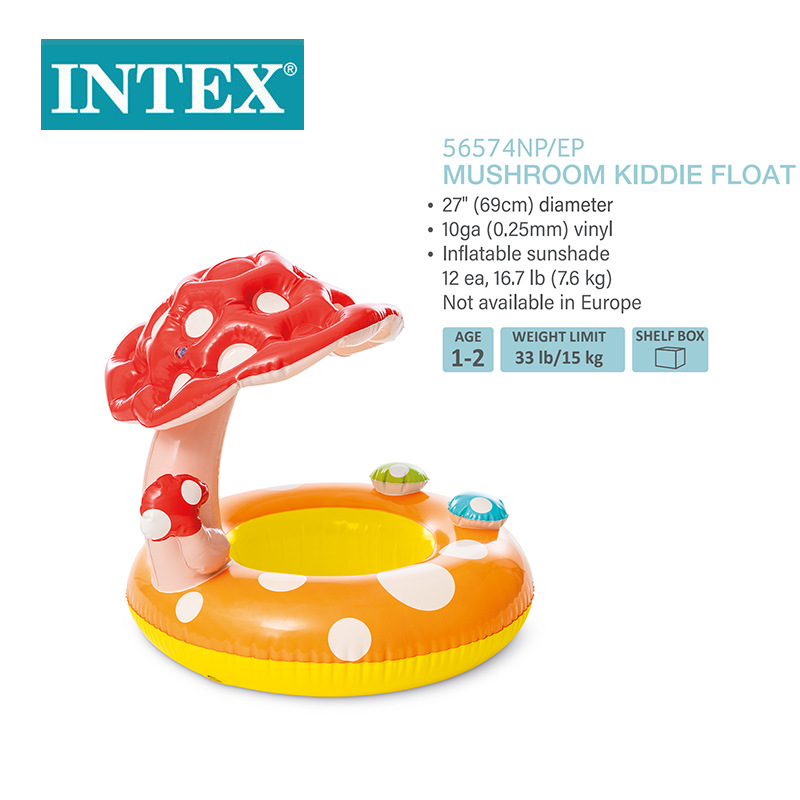 ويتنفس عش عش عش الغراب (INTEX56574) في البيت طوق للسباحة للأطفال من سن سنة إلى سنتين