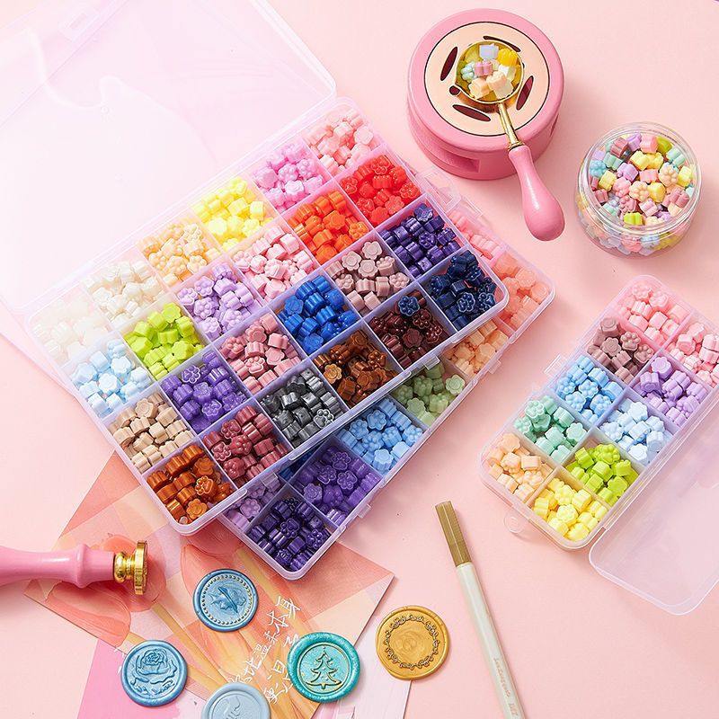 Cat paw lacquer wax granules for beginners, macaron-colored envelope sealing lacquer seal set, a high-end gift for best friends Application Scenario