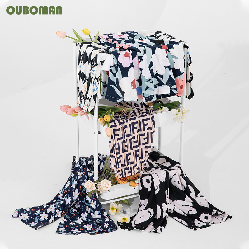 Summer New Silk Home Pants Large Size Loose Nine Points Pajama Pants With Pockets Can Be Worn Outside Lengthened Anti-Mosquito Pants details Picture